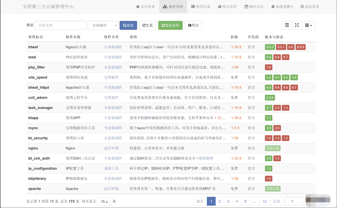 第三方宝塔面板 btcloud PHP源码-久久源码城