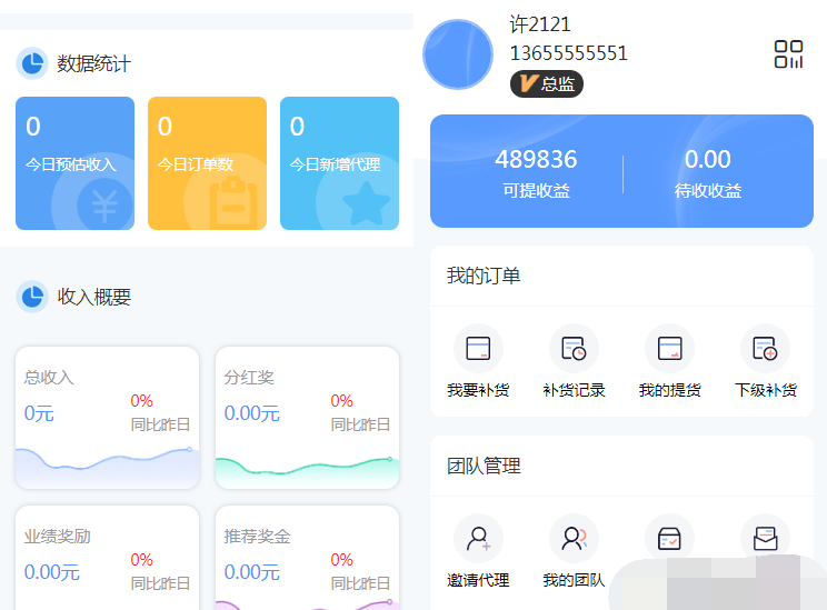 微商分销代理商城源码下载代理等级和升级条件（小程序+公众号）-久久源码城