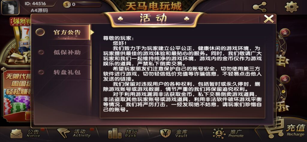 图片[10]-【组件+授权工具】最新一夜暴富天马电玩城完美服务器打包版本+完整数据+游戏众多-源码交易网